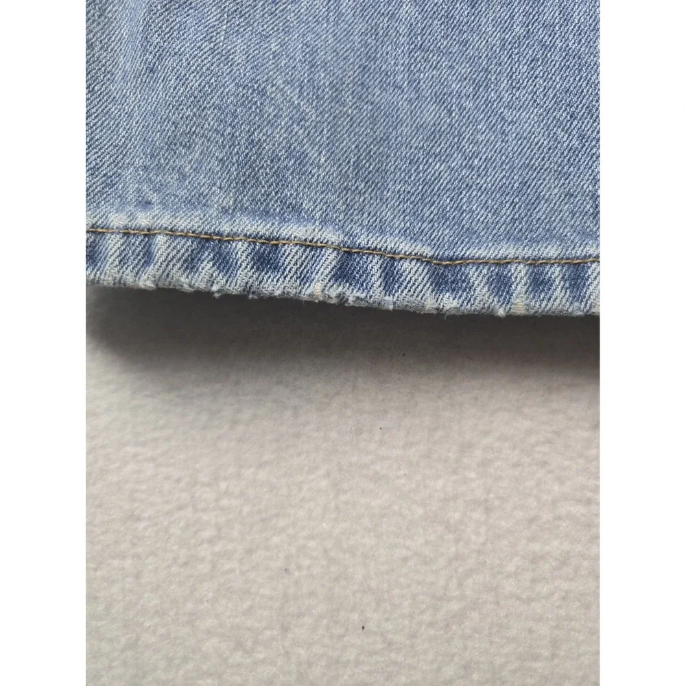 Levis Mens Blue 100% Cotton Denim Jeans 36 x 30 Button Fly